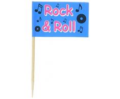 Beistle 57747 1er Pack glitzernde Rock and Roll Luftschlangen Partydeko Party-Pieckser 2½ mehrfarbig