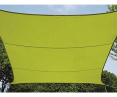 Perel GSS4430LG Sonnensegel - Rechteckig, Lime Grün, 400 x 300 x 0,2 cm