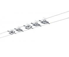 Paulmann 941.33 Seilsystem Mac2 Set erweiterbar max5x10W Chrom matt 94133 Seilleuchte Hängeleuchte