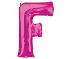 Anagram Folienballon 35412 Buchstabe F, 86,4 cm Pink