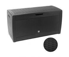 Prosper Plast mbm310-s433 119 x 48 x 60 cmBoxe Matuba Garten Container – Anthrazit (6-teilig)
