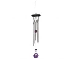 Woodstock Windspiel Chakra Chime, Silber, 46,9 cm