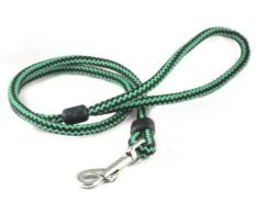 Outhwaite Harlequin Hundeleine mit Karabinerhaken, 9 mm x 102 cm, Grün/Schwarz