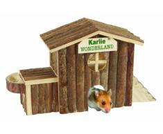 Karlie Wonderland - Spielhaus Bibo Montana Holzhaus - 18 x 14 x 16 cm