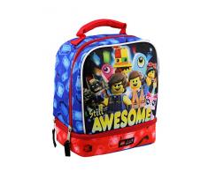 Lego Movie 2 The Second Part Boys Soft Dual Compartment School Lunch Box (One Size. Blue/Multi)