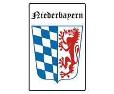 Schatzmix Niederbayern Wappen Metal Sign deko Sign Garten Blech