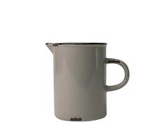 Canvas Home Ltd C28-CR-LG Canvas Home Milchkännchen mit Griff, Hellgrau, Steingut