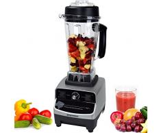 Syntrox Germany Standmixer 1500 Watt, 40000 U/Min 2 Liter Hochleistungsmixer, 6 Edelstahlklingen - LCD-Display - Zerkleinerer - Icecrusher - Getreidemühle