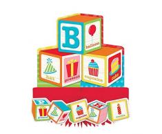 Creative Converting 329339 Tafelaufsatz zum Geburtstag, Wabenform, Einheitsgröße, mehrfarbig