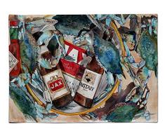 Caroline s Treasures 8919plmt New Orleans Bier und Krebse Stoff Tisch-Sets, multicolor