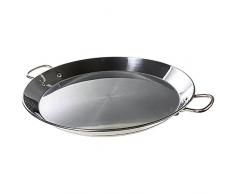 Guison Paella-Pfanne mit Sandwichboden, Edelstahl, silberfarben, 4 Stück 36 cm silber