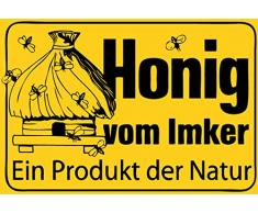 Schatzmix Honig vom Inker EIN Produkt der Natur bienenzuchter Biene Metal Sign deko Schild Blech Garten