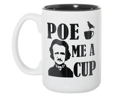 (Edgar Allan) PoE ME A Cup – Groß Schwarz Inlay 15 Oz doppelseitig Kaffee Tee Tasse
