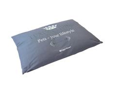 Happy House Luxury Living Basic Kissen, klein, grau