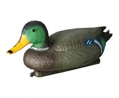 Dehner Dekofigur Lockente, schwimmfähig, ca. 40 x 16.5 x 15 cm, Kunststoff