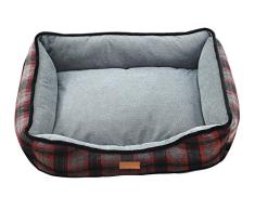 Croci C2178011 Bett Rechteckig Red Chess
