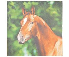 Esschert Design tp181 Pferd Papier Servietten – Braun