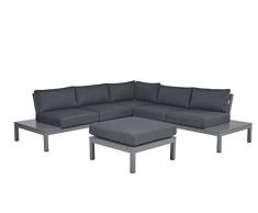 Garden Impressions Annabella Lounge Set in 4 Teile grau/schwarz