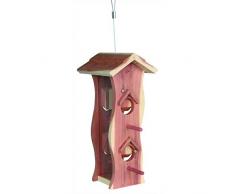 Trixie 55841 natura Futterspender, Zedernholz, 600 ml/12 × 29 × 14 cm, natur