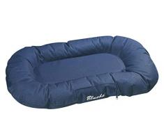 Flamingo 5258438 Kissen Dreambay Oval Blau 100x75x15cm