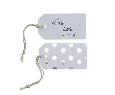 Ginger Ray PM-947 Pick and Mix Folie Metallic Papier Party Strohhalme (20 Stück), Gold Geschenkanhänger 1 gold