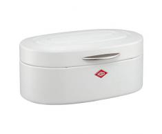 Wesco 236 101-74 Single Elly Brotkasten, Rostfreier Stahl, Weiß