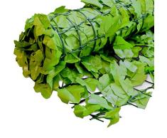 Windhager Sichtschutzhecke Labrusca, Sichtschutz Wein, Windschutz, Verkleidung für Balkon, Terrasse, Zaun, grün, 150 x 300 cm, 06501