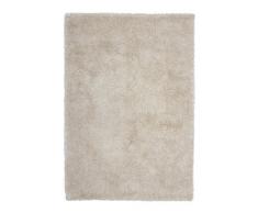 Lalee 347246465 Moderner und handgemachter Designer Hochflor Shaggy Teppich, 120 x 170 cm, creme