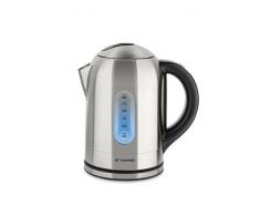 Grossag Wasserkocher WK 42 | 1,7 Liter | Edelstahl- Schwarz | exakte Temperatureinstellung