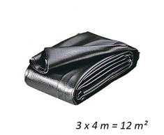 Heissner Teichfolien Zuschnitt PVC 0,5 mm 3 x 4 m = 12 qm