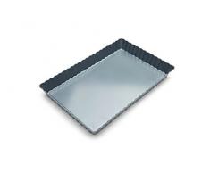 Fox Run 44513 Torten- und Quicheform, abnehmbarer Boden, 22,9 cm 27,9 cm (11 Zoll), rechteckig 11 x 7 x 1.25 inches metallisch