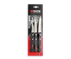 Dick Messer-Set, Stahl, Schwarz, 27.5 x 8.5 x 1 cm, 3-Einheiten