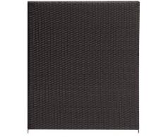 GARTENFREUDE Garten Zaun Sichtschutz Zäune Polyrattan 80 x 4 x 90 cm