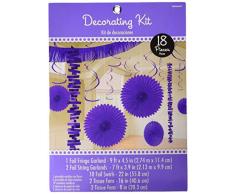 Amscan Partydekoration Multi Sizes violett
