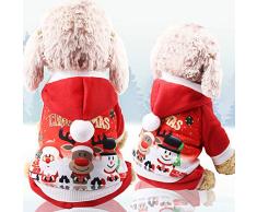Abcsea Weihnachten Haustier KostÃ¼m, Haustier Weihnachtskleidung, Weihnachten Haustier KostÃ¼m, Haustier WeihnachtskostÃ¼m, weihnachtsmann Hunde KostÃ¼m, Hunde Kleidung, Rot - LX
