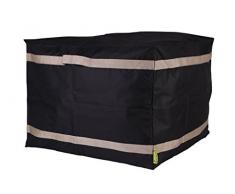 Zigg-Zagg Hocker, 68 x 68 x 53 cm, schwarz