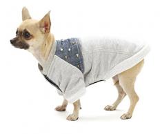 Croci Pullover Plüsch Linebacker für Hunde 30 cm