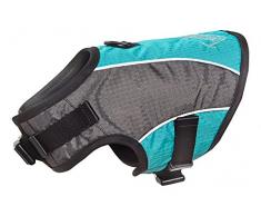 Touchdog Outdoor Geschirr mit Weste/Leine Set, Medium, Blau