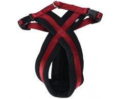 Trixie 20403 Premium Geschirr, M-L: 50-80 cm/25 mm, rot