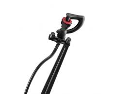 ABRISA Mikro-Sprinkler mit Erdspieß für Bewässerung, Schwarz