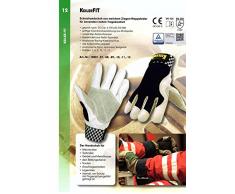 Keiler fit schutzhandschuh gr. 8 ideal für garten, hobby, freizeit