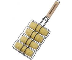 Campingaz 203201 Antihaftbeschichteter Grillkorb für Maiskolben mit Holzgriff, für 4 Maiskolben