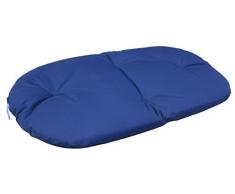 P & L Country Hund P & L Superior Pet Beds – Country Hund schwer Pflicht Wasserdicht Blau Oval Kissen klein L76 cm x 58 cm x D6 cm, S