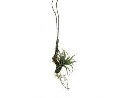 Mica Decorations Tillandsia hängende Kunstpflanze - d.grün h65cm