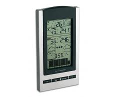 TFA Dostmann Gaia Funk-Wetterstation, Wettervorhersage, Sturmwarnung, Innentemperatur, Luftfeuchtigkeit, Außentemperatur, Funkuhr