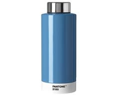 Pantone Trinkflasche, Edelstahl, Blue 2150, 7.4 x 7.4 x 19 cm