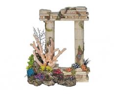 Nobby Aqua Ornaments SÄULEN MIT KORALLEN mit Pflanzen 25,5 x 13,0 x 29,5 cm