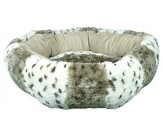 Trixie 36971 Bett Leika, ø 50 cm, beige-weiß/beige