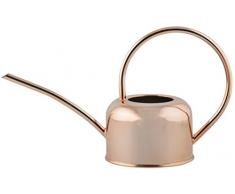 Esschert Design Verkupferte Gießkanne, ca. 1 l, 34,3 x 13,5 x 19,9 cm, aus Zink, glänzend, ca. 300g schweres, Gartenwerkzeug