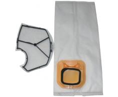 Mistervac A934 6 Staubsaugerbeutel geeignet VK140 und VK 150 plus 1 Motorschutzfilter